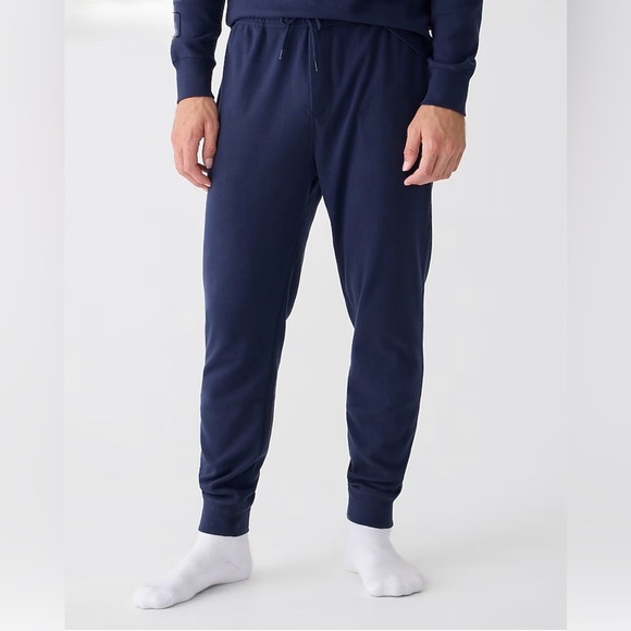 J. Crew Men’s Heritage Brushed Rib-knit Jogger Pant BS571 Sz XL In Navy NWT - Picture 1 of 5
